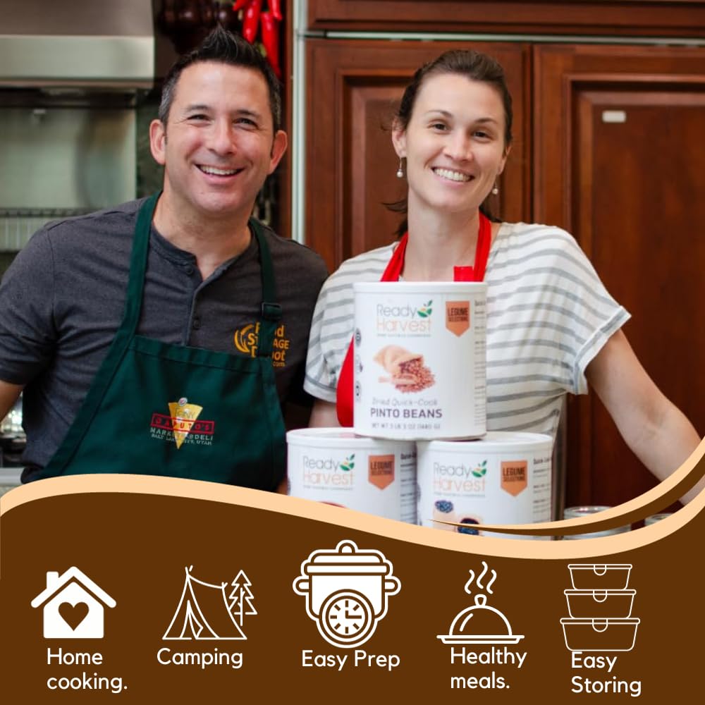 Ready Harvest Quick-Cook Frijoles pintos enlatados Frijoles secos Frijoles secos  Alimentos enlatados  Suministros de alimentos de emergencia
