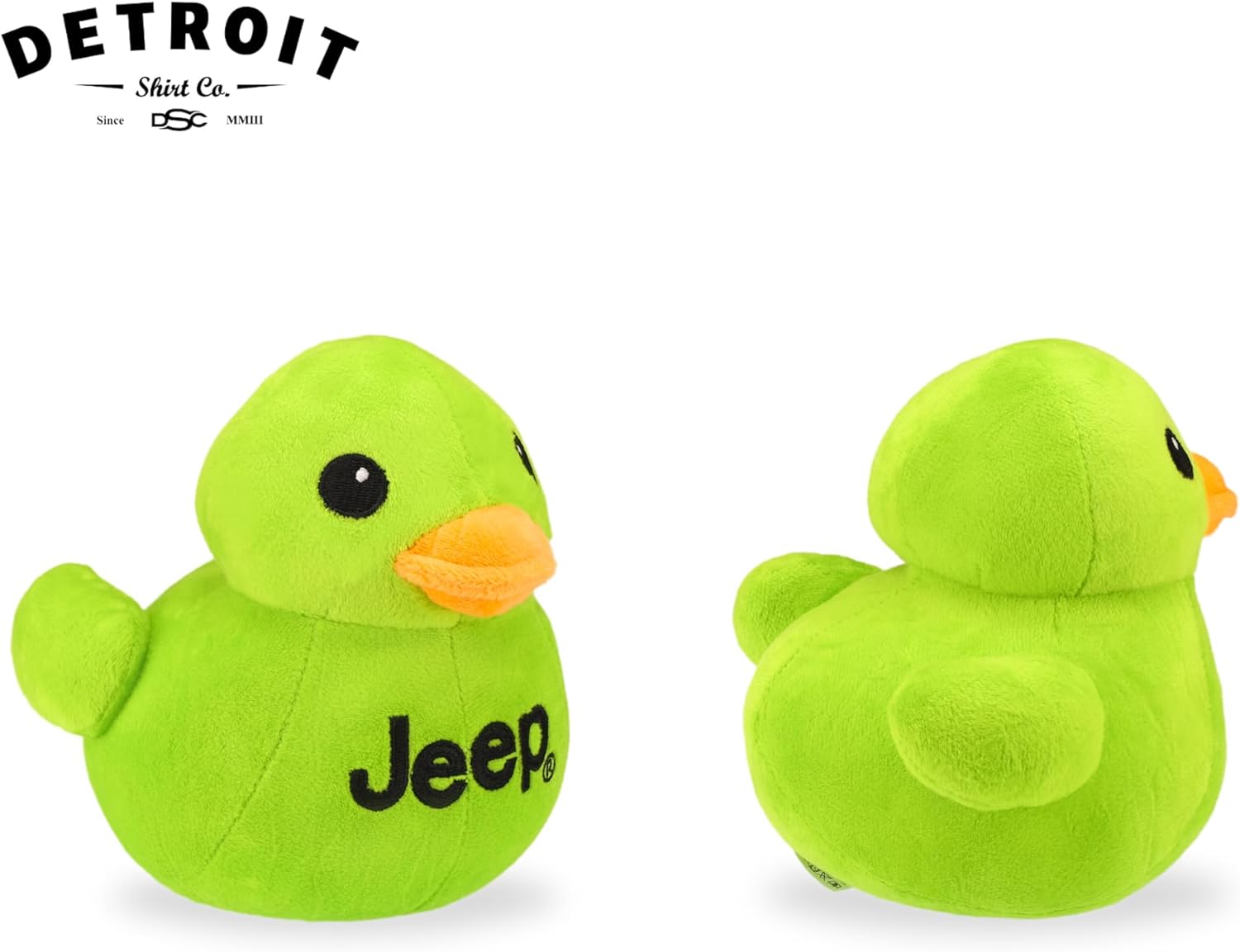 Jeep Texto Logo Peluche Animal Pato Verde -Perfect Enthusiasts You’ve Been Ducked (Verde)