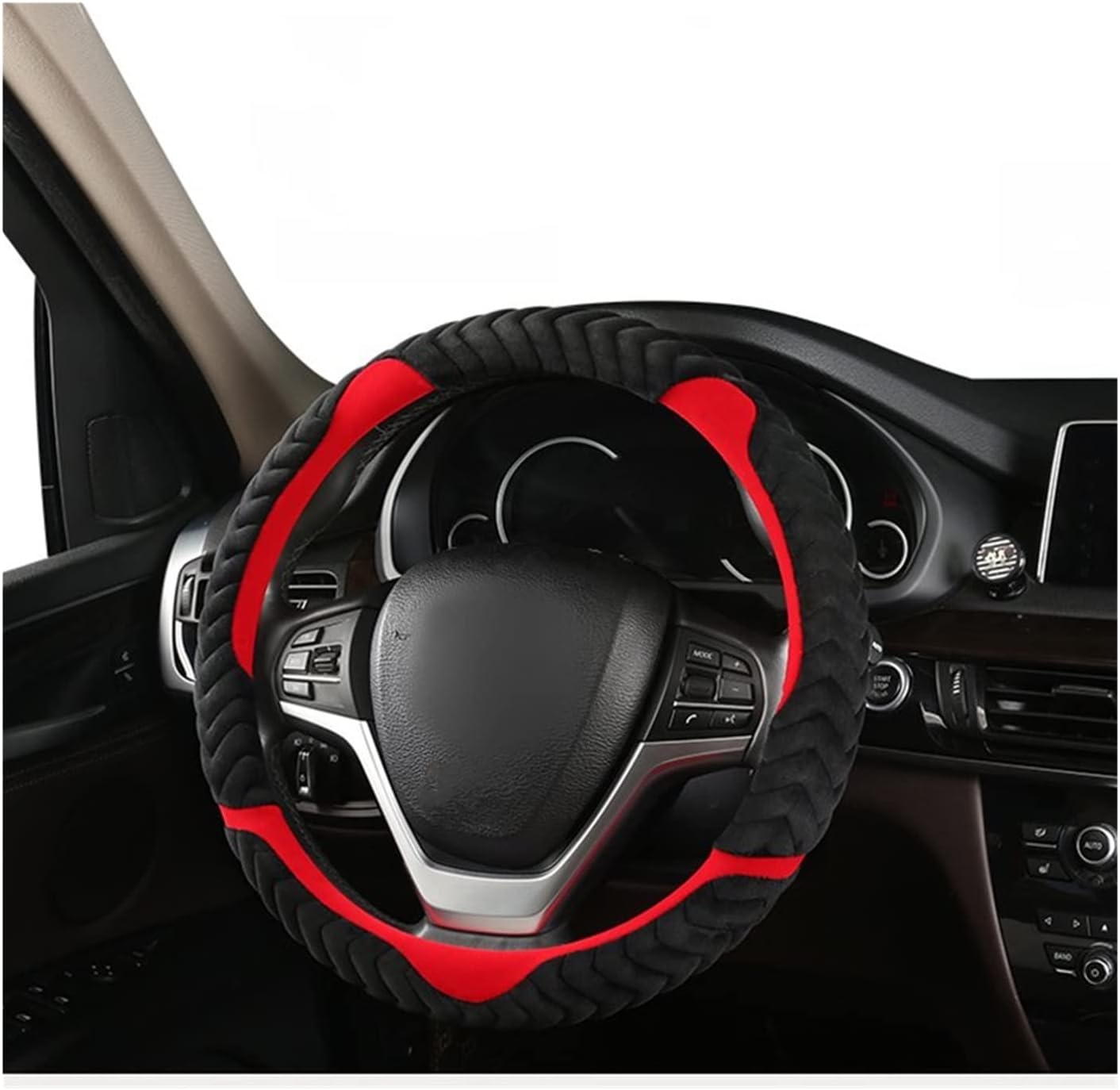 Fundas protectoras para volante de automóvil, fundas protectoras para Dacia para Sandero para Stepway para Crossover para Sandero, cubierta de