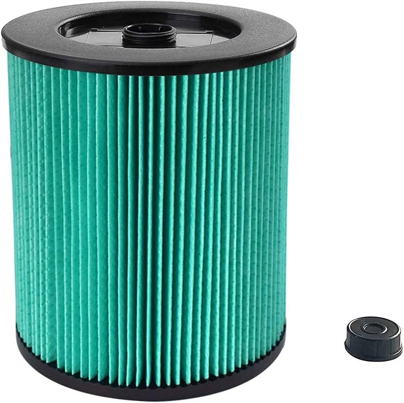 Filtro de vacío HEPA 17912 y 9-17912 compatible con Craftsman, filtro n. 9-17912 para aspiradoras de 5, 6, 8, 9, 12, 14, 16 y 32 galones o más