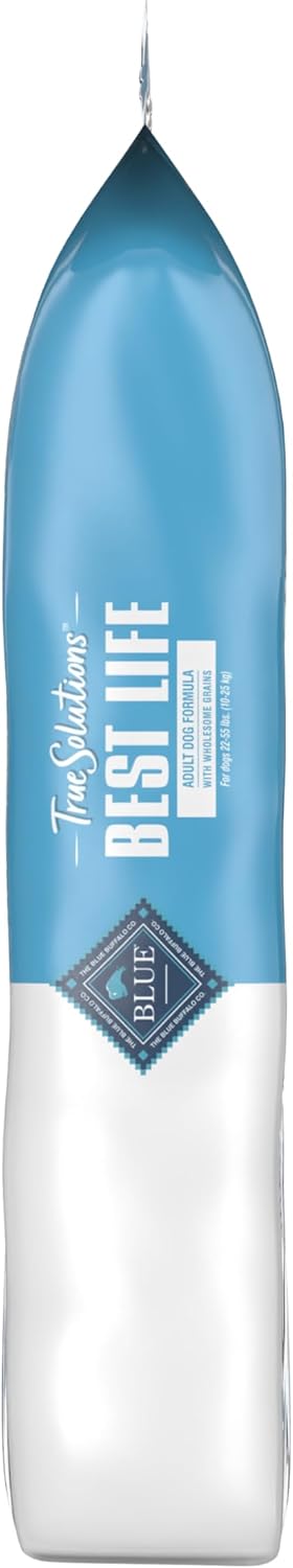 Blue Buffalo True Solutions Best Life – Alimento seco natural para perros adultos de raza media, pollo, 11 libras