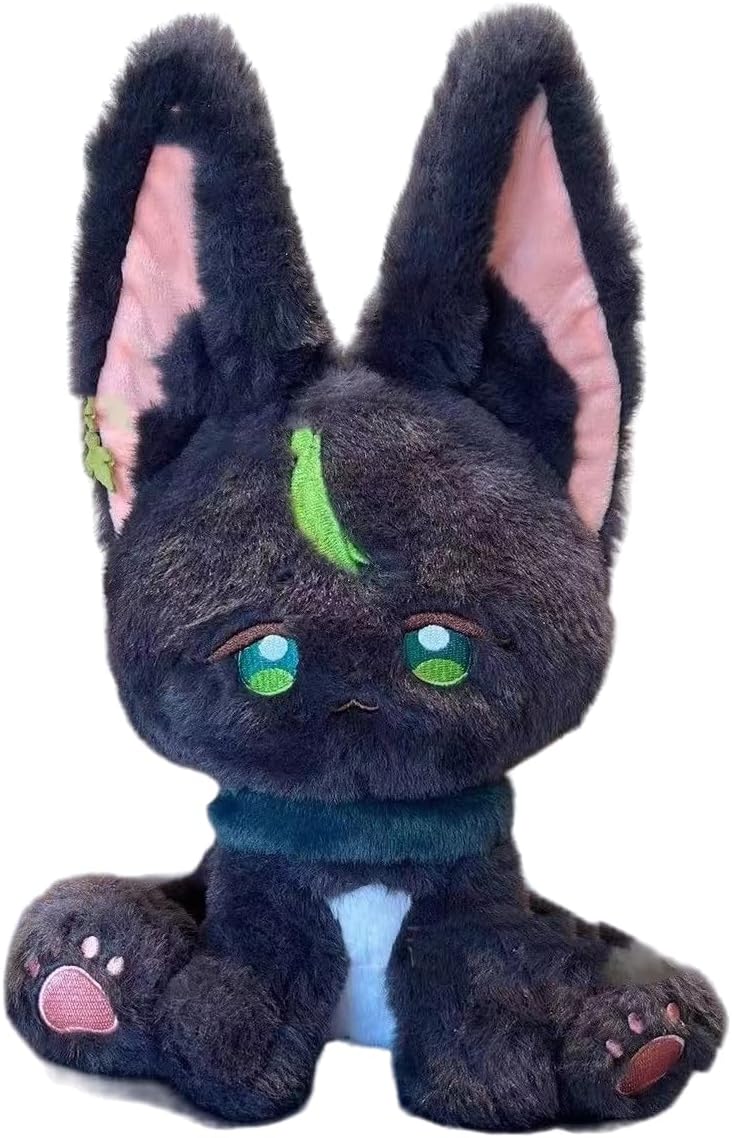 CALEMBOU Lindas almohadas de peluche de anime Tighnari Xiao, animal de peluche coleccionable para decoración del hogar de cumpleaños para los