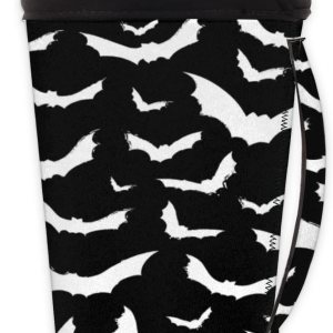 Bat Animal – Funda para café helado con asa, diseño gótico de murciélagos de Halloween reutilizable de neopreno con aislamiento para bebidas frías, Bat Animal – Funda para café helado con asa, diseño gótico de murciélagos de Halloween reutilizable de neopreno con aislamiento para bebidas frías,