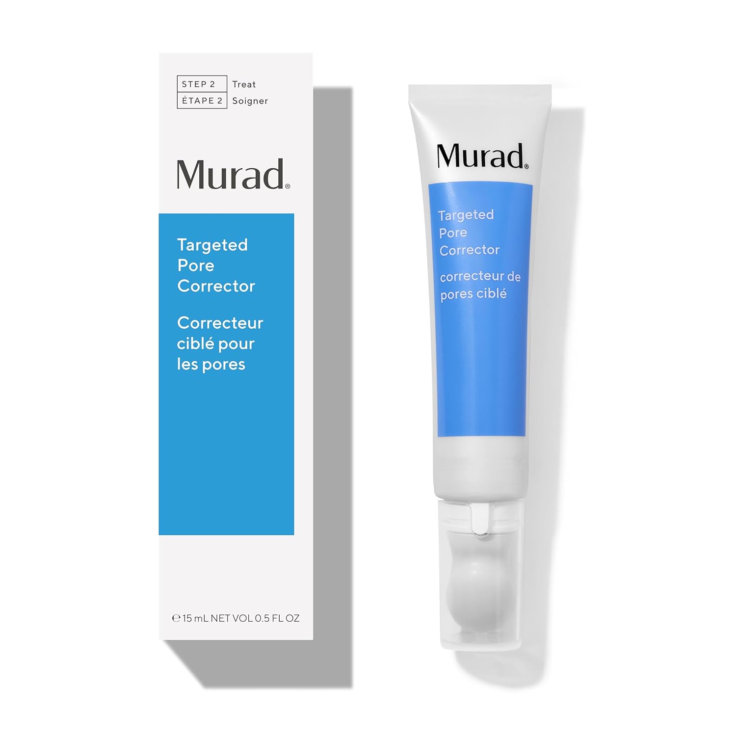 Murad Corrector de poros dirigido, tratamiento suavizante de la piel y minimizador de poros, formulado para reducir el aspecto de los poros y ayudar