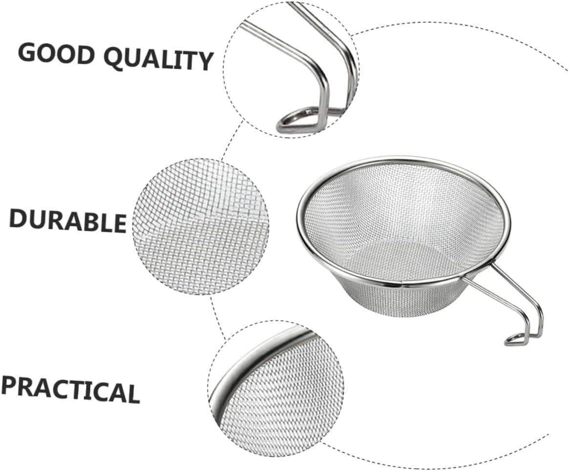 3 coladores de red para salsa, gancho para huevos, frutas, útil espumadera para el hogar, colador de colador, soporte para alimentos, verduras,