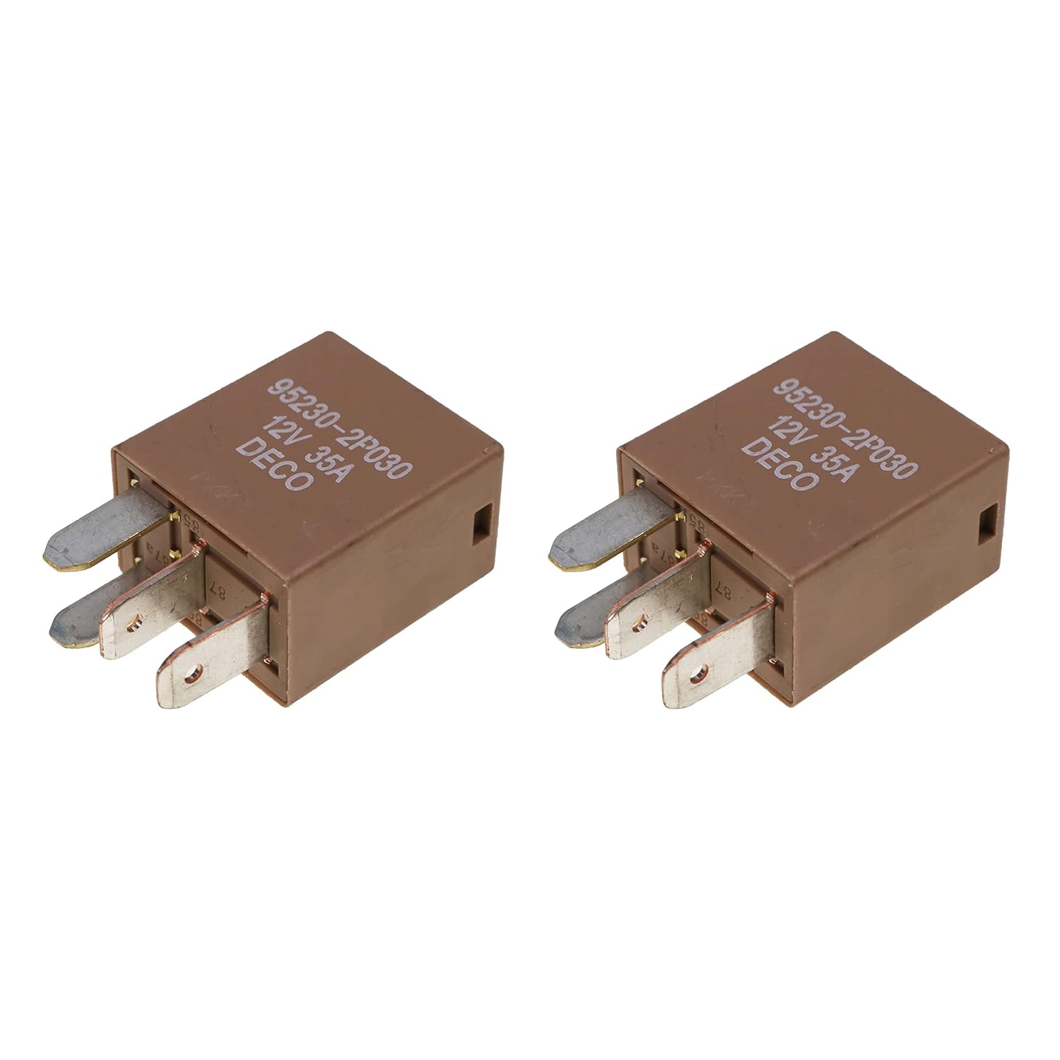 2 relés de potencia multiusos 95230-2P030 compatibles con Hyundai 12V 35A 4PIN