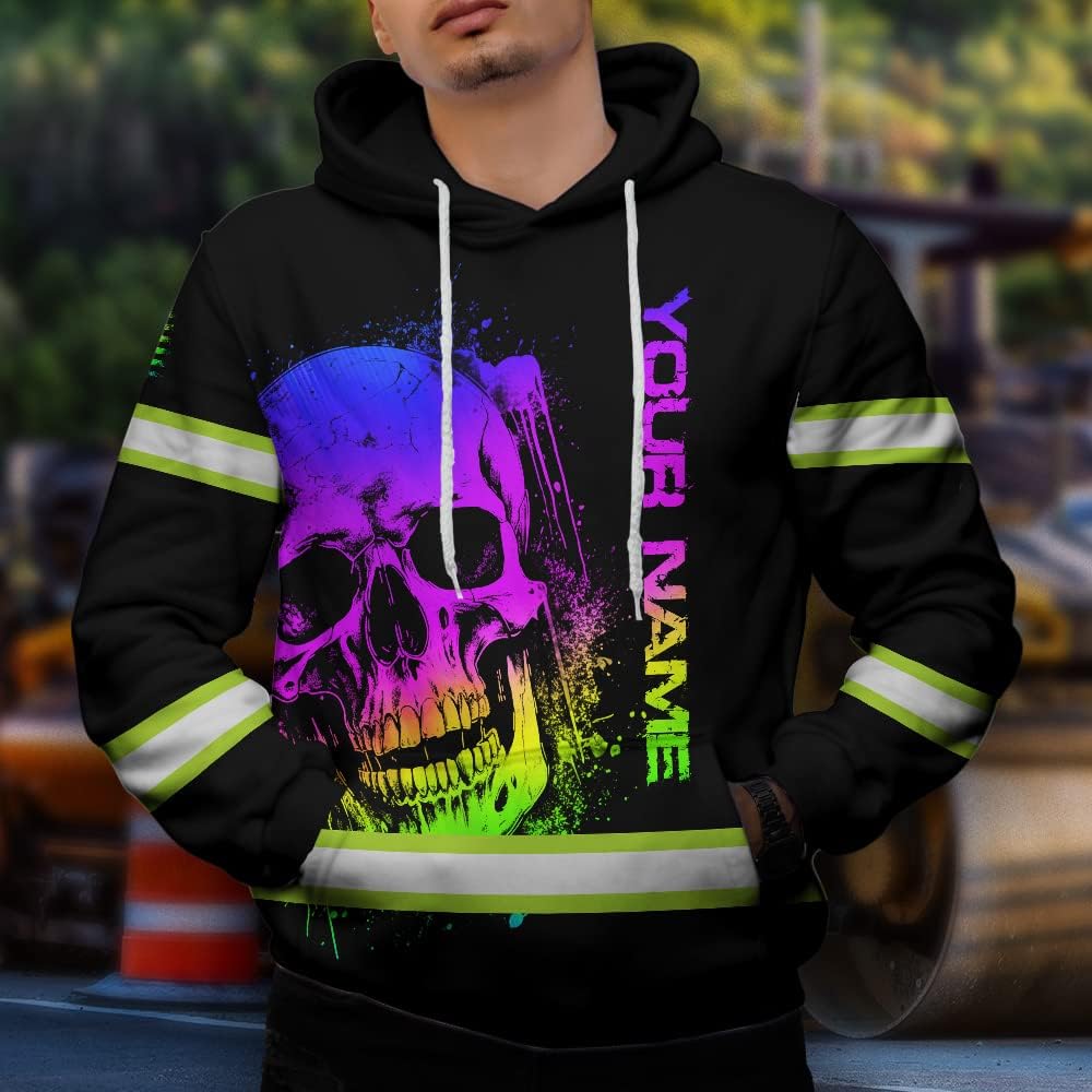 STYLE HIVIS Camisa de calavera de color de alta visibilidad para hombres y mujeres, camisas de seguridad, ropa de trabajo para corredor, trabajador,
