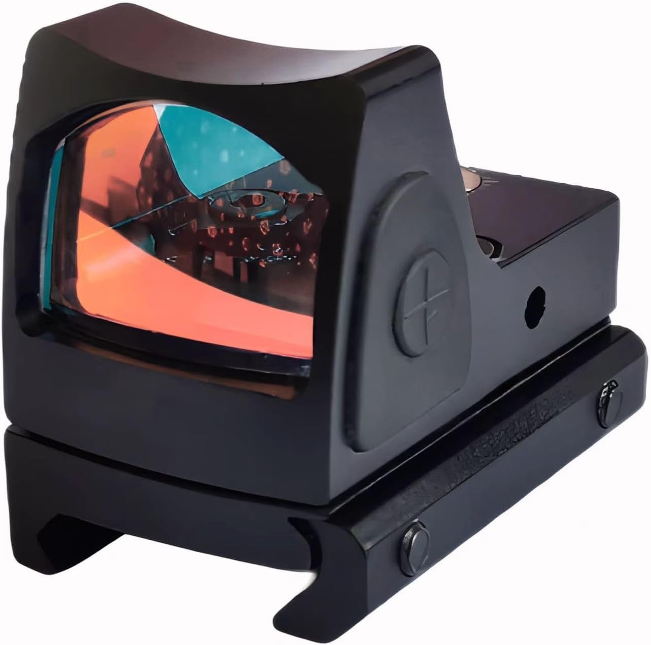 PRISM PIONT Lente táctica RMR pegada vista de punto rojo, pistola de visión refleja alcance de punto rojo, color negro iris, ejercicio táctico de