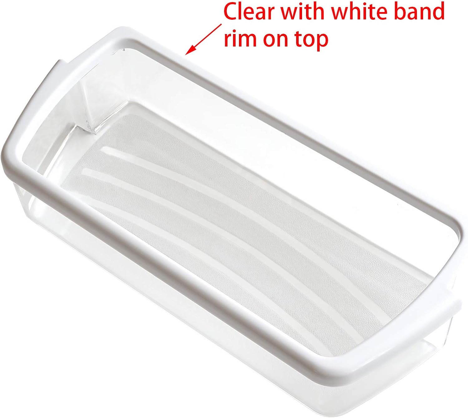 Paquete de 3 estantes de repuesto para puerta de refrigerador WPW10321304 compatible con Whirlpool WRS322FDAW04 WRS325FDAM02 WRS325FDAM01 Reemplazar