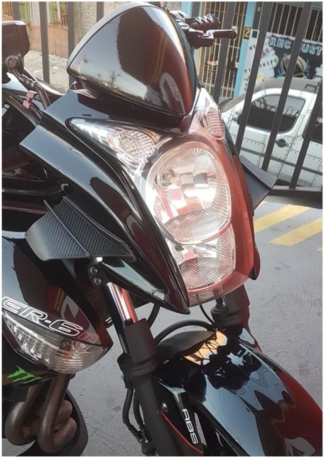 Alerón lateral de motocicleta, alerón de aleta lateral aerodinámica para Y&amaha YZF R1 R6 R25 para K&awasaki Ninja H2 H2R para B&MW S1000RR (color