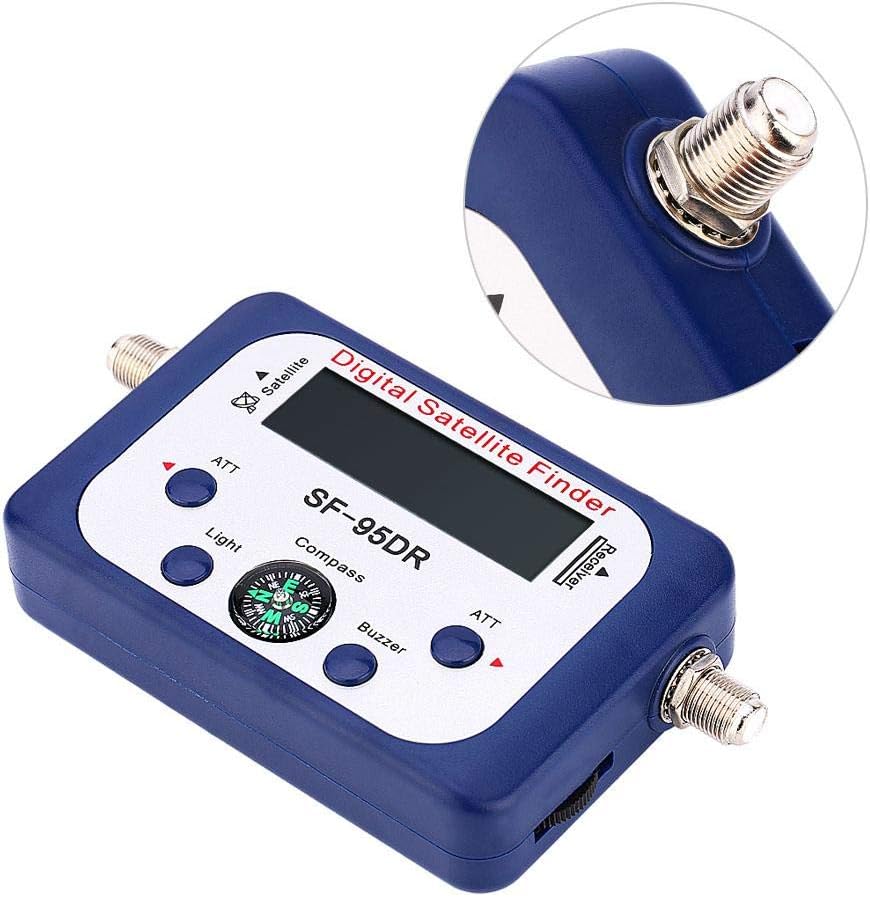 Zopsc Mini medidor de señal satelital digital buscador LCD satélite buscador de fuerza de señal plato Sat Directv brújula