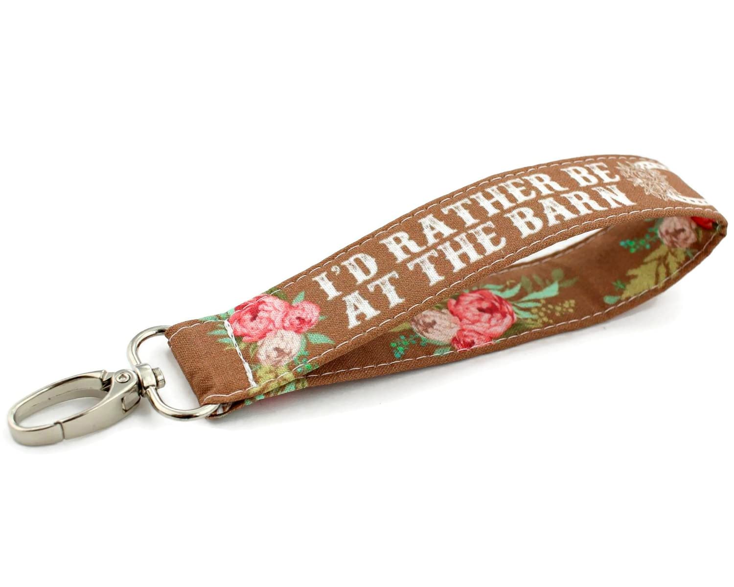 Horse Gifts For Women, Horseshoe Keychain, Equestrian Accessories, Country Girl, I’d Rather Be At The Barn