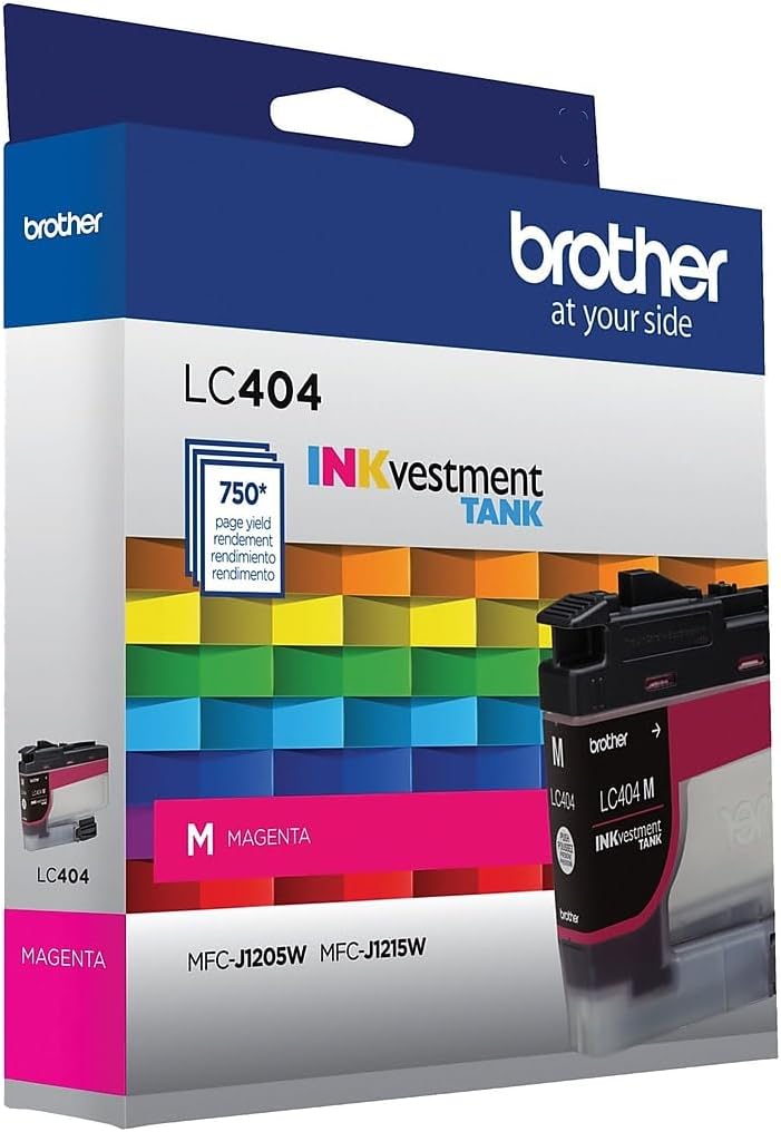 Brother Cartucho de tinta original LC404M Magenta INKvestment Tank