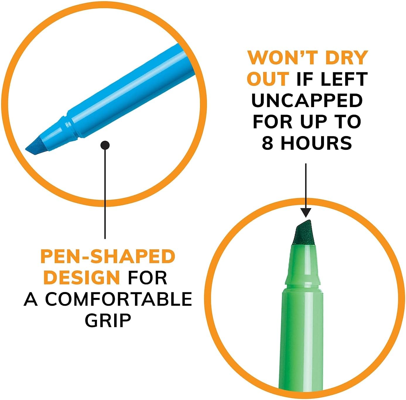 BIC BLP51WASST Brite Liner Highlighter, Chisel Tip, Assorted Colors, 5Set
