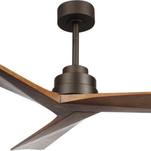 Ventilador de techo de madera de 52 pulgadas sin luz, ventilador de techo para exteriores de 6 velocidades con control remoto, 3 aspas, ventilador Ventilador de techo de madera de 52 pulgadas sin luz, ventilador de techo para exteriores de 6 velocidades con control remoto, 3 aspas, ventilador