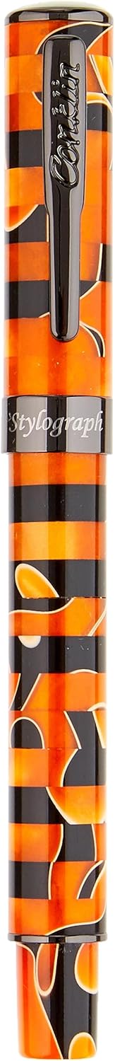 Conklin Estilografo Mosaico Pluma estilográfica NaranjaNegro- S