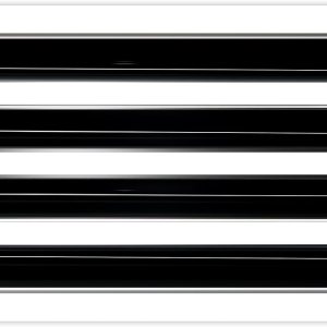 Cubierta de ventilación de CA moderna de 8 x 6 – Ventilación de aire blanca decorativa – Difusor de ranura lineal estándar 100% aluminio – Rejilla Cubierta de ventilación de CA moderna de 8 x 6 – Ventilación de aire blanca decorativa – Difusor de ranura lineal estándar 100% aluminio – Rejilla