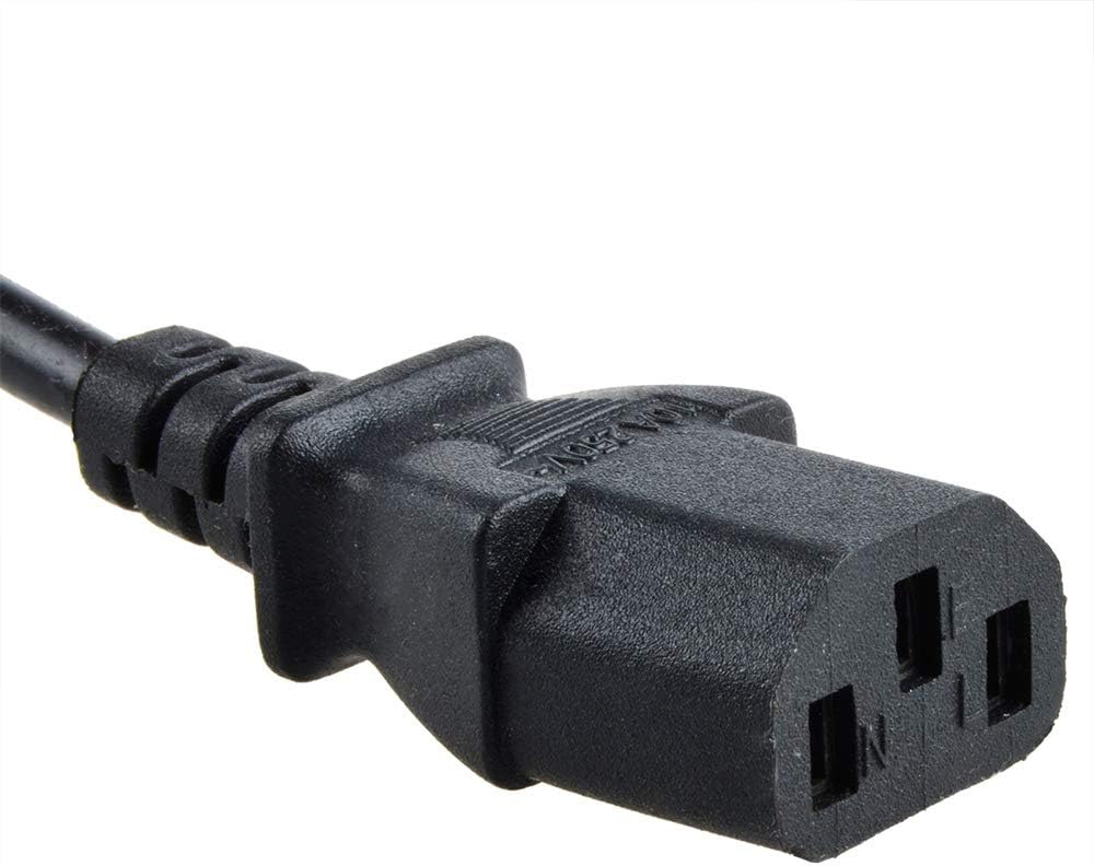 Dysead Cable de alimentación de CA en toma de corriente compatible con Dynex DX-46L262A12 DX-46L150A11 DX-PDP42-09 DX-LCD37-09 DX-L15-10A monitor de