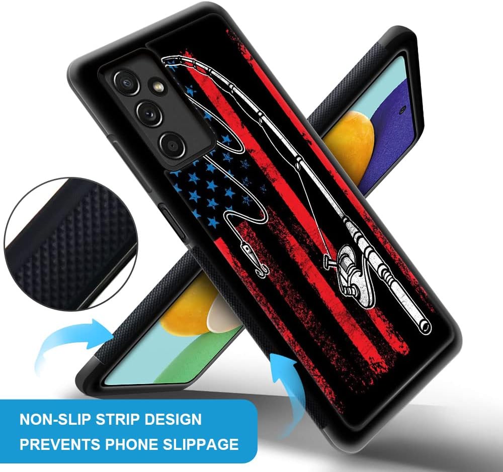 Funda compatible con Samsung Galaxy A14 5G, funda protectora lateral de TPU suave compatible con Samsung Galaxy A14 5G con diseño de bandera de