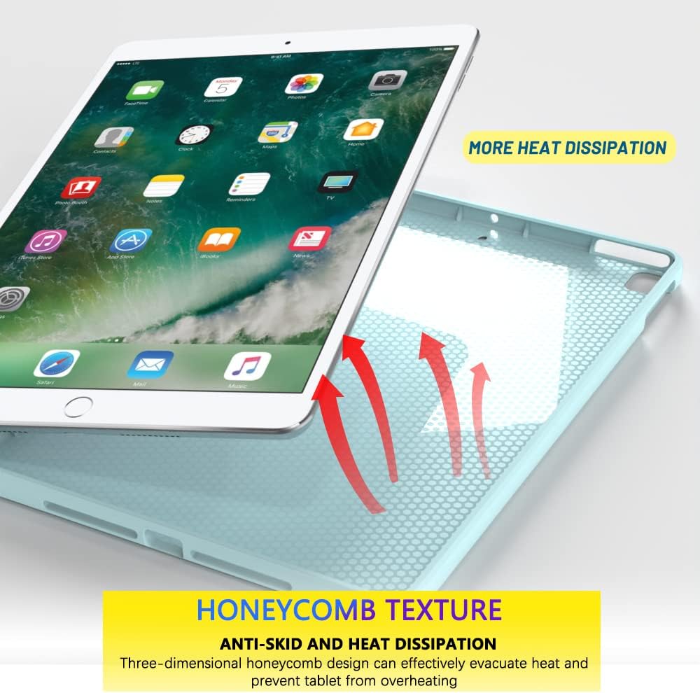 Funda para iPad Air (3 generación) de 10.5 pulgadas 2019, iPro de 10.5 pulgadas 2017, iPad de 7, 8 y 9 generación (pantalla de 10.2 pulgadas –