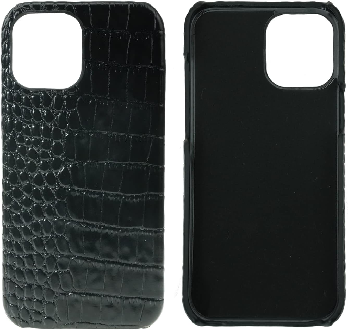 Funda de cuero para iPhone 11, diseño clásico retro, suave TPU delgado, a prueba de golpes, funda de cuero negro para iPhone 11, funda de lujo