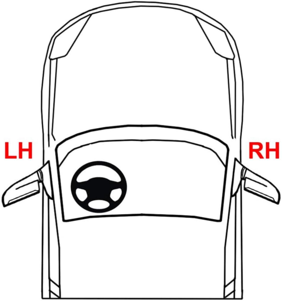 KarParts360 Para Hyundai Entourage 2007 2008 Manija de puerta exterior trasera, lado del conductor, puerta corredera lateral imprimada  Trim todos