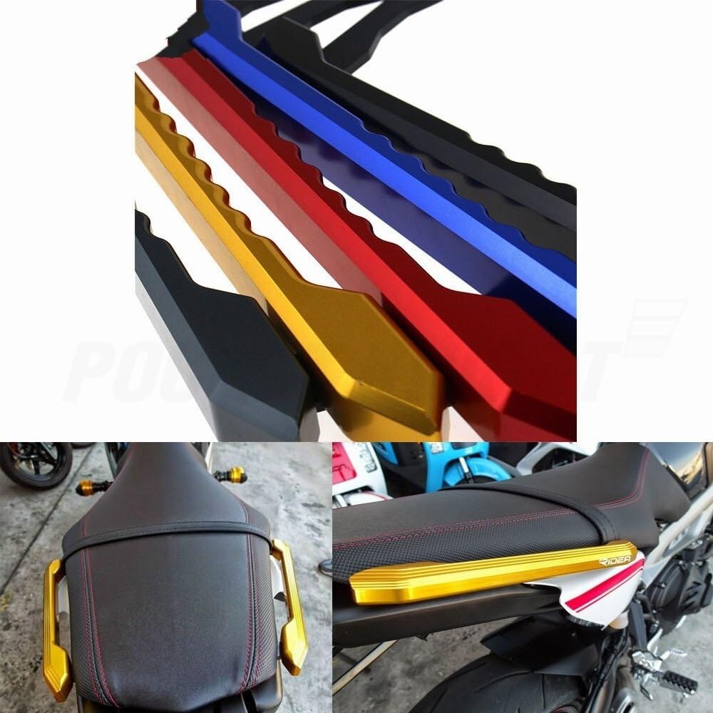 Motorcycle Rear seat armrest Rear Armrest for Y&AMAHA MT09 FZ09 MT-09 FZ-09 2014 2015 2016 2017 Motorcycle Accessorie CNC Rear Seat Hand Handle Grab