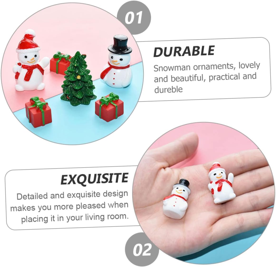 80 piezas de calcetines de decoración pequeños D para fiestas de manualidades con muñeco de nieve surtido de hadas, decoración de colores,