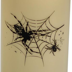 Velas sin llama para exteriores con temporizador de ciclismo, luces LED eléctricas parpadeantes realistas de plástico falso con araña para Velas sin llama para exteriores con temporizador de ciclismo, luces LED eléctricas parpadeantes realistas de plástico falso con araña para