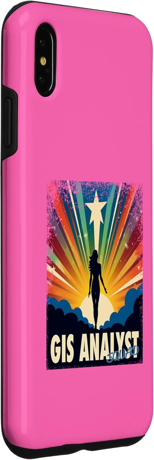 iPhone XS Max GIS Analyst Funny Female Hero Job Women Case