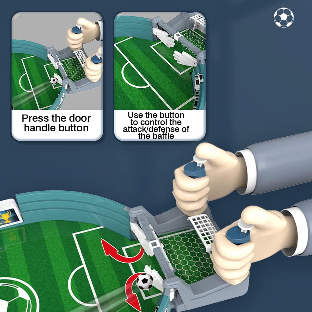 Juego interactivo de mesa de fútbol, mini mesas de futbolín, juego de fútbol de pinball, juego de escritorio interactivo clásico para padres e
