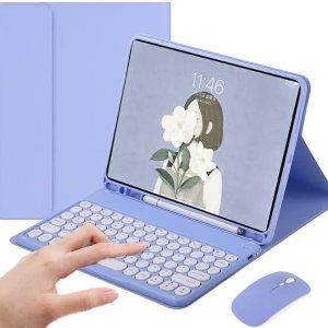 AnMengXinLing Funda de teclado para Galaxy Tab S9 Plus 12.4 pulgadas modelo 2023 (SM-X810X816BX818U), funda con combinación de teclado y mouse, AnMengXinLing Funda de teclado para Galaxy Tab S9 Plus 12.4 pulgadas modelo 2023 (SM-X810X816BX818U), funda con combinación de teclado y mouse,
