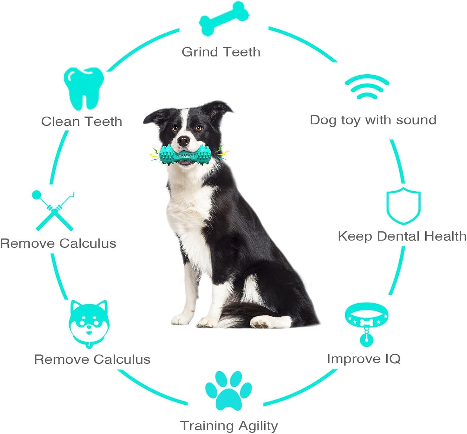 Juguetes para masticar perros para masticadores agresivos, juguetes interactivos para perros, resistentes y duraderos para masticar chirriantes,