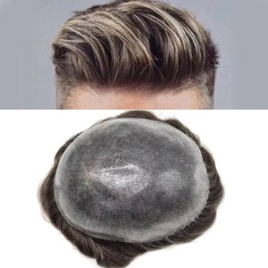 RESHE Toupee – Sistema de cabello humano de repuesto duradero para hombre, extensiones de pelo suave y fino, para hombres, 8 x 10 pulgadas, unidad RESHE Toupee – Sistema de cabello humano de repuesto duradero para hombre, extensiones de pelo suave y fino, para hombres, 8 x 10 pulgadas, unidad