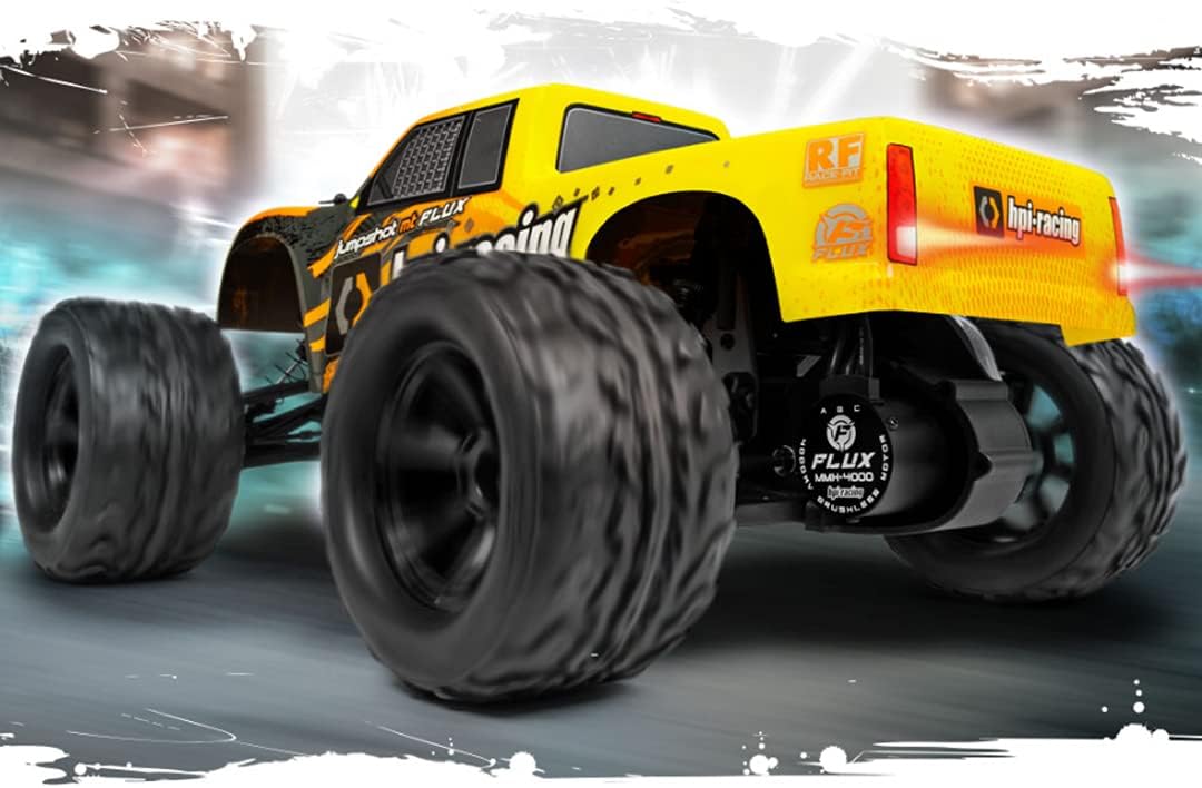 HPI Racing 160030 Jumpshot 110 Monster Truck Flux 2WD Gris  Amarillo, RTR