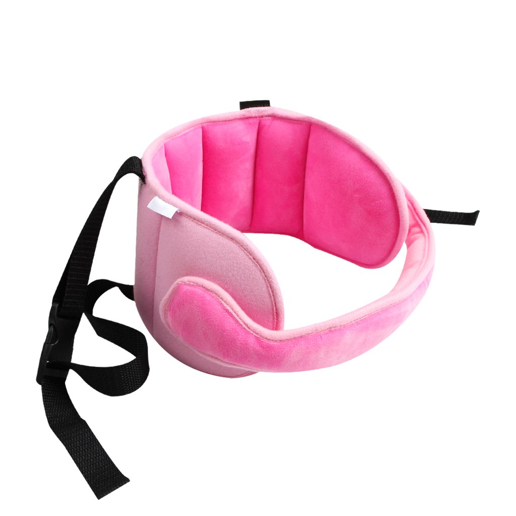 vocheer Banda de soporte para la cabeza del asiento de automóvil para bebé, ajustable para asiento de automóvil, soporte para siesta para niños,