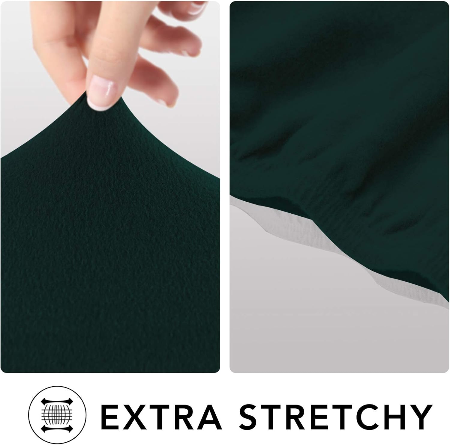 PureFit – Funda de elastano superelástica para sofá y silla, cubierta protectora suave antideslizante, lavable, con espuma y base elástica para