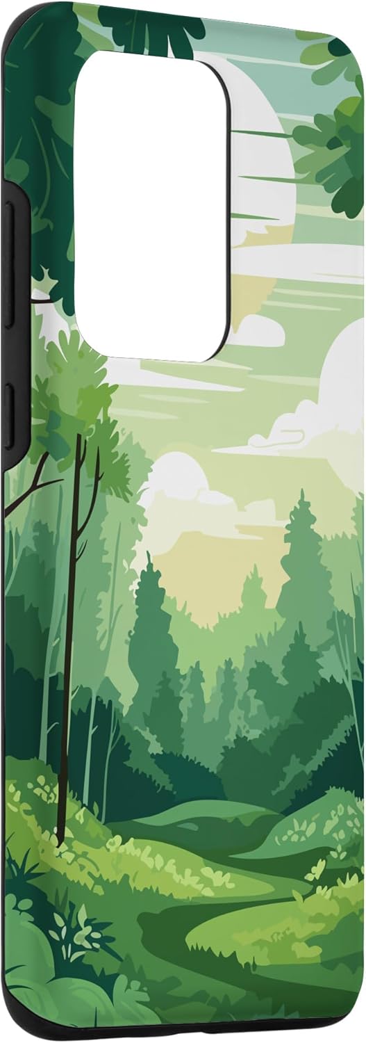 Funda para Galaxy S20 Ultra Forest And Nature Pine Tree Green para mujeres y hombres
