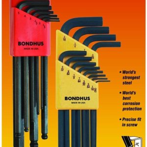 Bondhus Paquete doble de llave en L 20196, 10999 (0.059-0.394 in) y 10936 (.050-516 pulgadas) Bondhus Paquete doble de llave en L 20196, 10999 (0.059-0.394 in) y 10936 (.050-516 pulgadas)