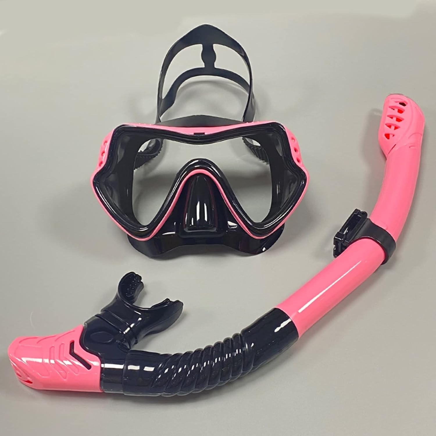 Diving Glasses, Professional Silicone Breath Separation Diving Goggles, Clear Wide Vision, Professional Swim Goggles for Adults, Men, Women and Kids