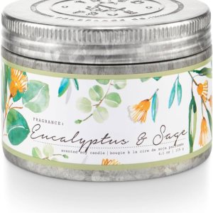 Tried & True Vela de eucalipto y salvia, 4.1 oz. Lata Tried & True Vela de eucalipto y salvia, 4.1 oz. Lata