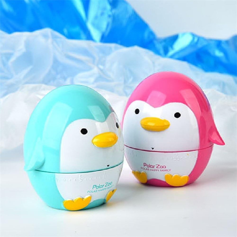 Temporizadores de pingüinos de dibujos animados lindos 60 minutos de cocina mecánica temporizador de cocina reloj contadores de alarma ruidosos mini