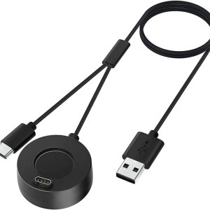 Cargador 2 en 1 compatible con Garmin Vivoactive 44S3, Fenix 55S5X66S6X 77S7X, VenuInstinctForerunner 945, etc., estación de carga 2 en 1 negra Cargador 2 en 1 compatible con Garmin Vivoactive 44S3, Fenix 55S5X66S6X 77S7X, VenuInstinctForerunner 945, etc., estación de carga 2 en 1 negra