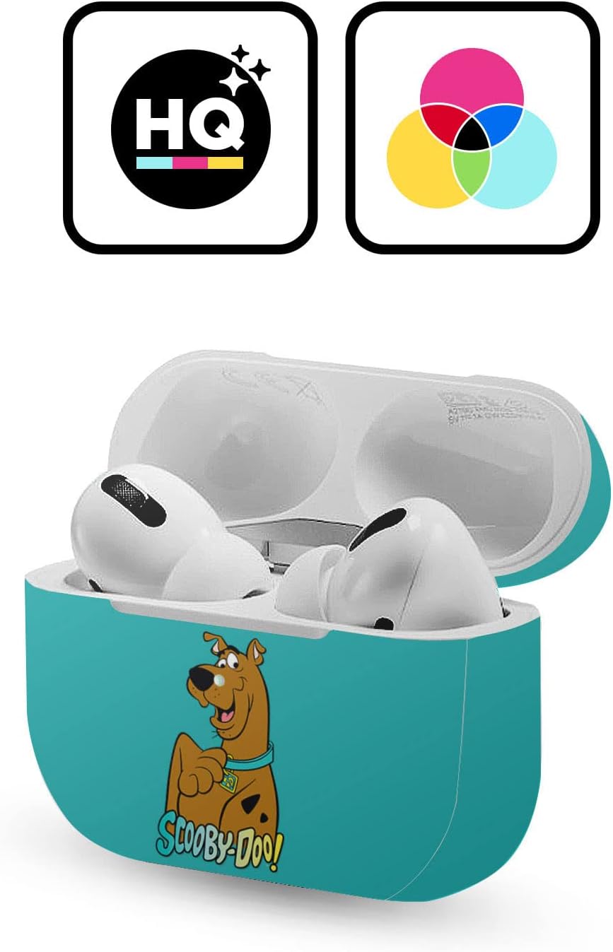 Head Case Designs Calcomanía de vinilo con licencia oficial de Scooby-Doo Scoob Mystery Inc. compatible con Apple AirPods Pro