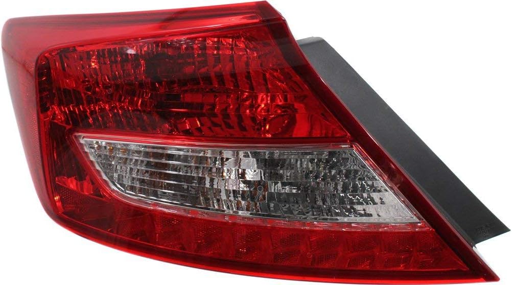 Evan-Fischer – Conjunto de 2 luces traseras compatibles con Honda Civic Coupé 2012-2013 para el lado del pasajero y del conductor