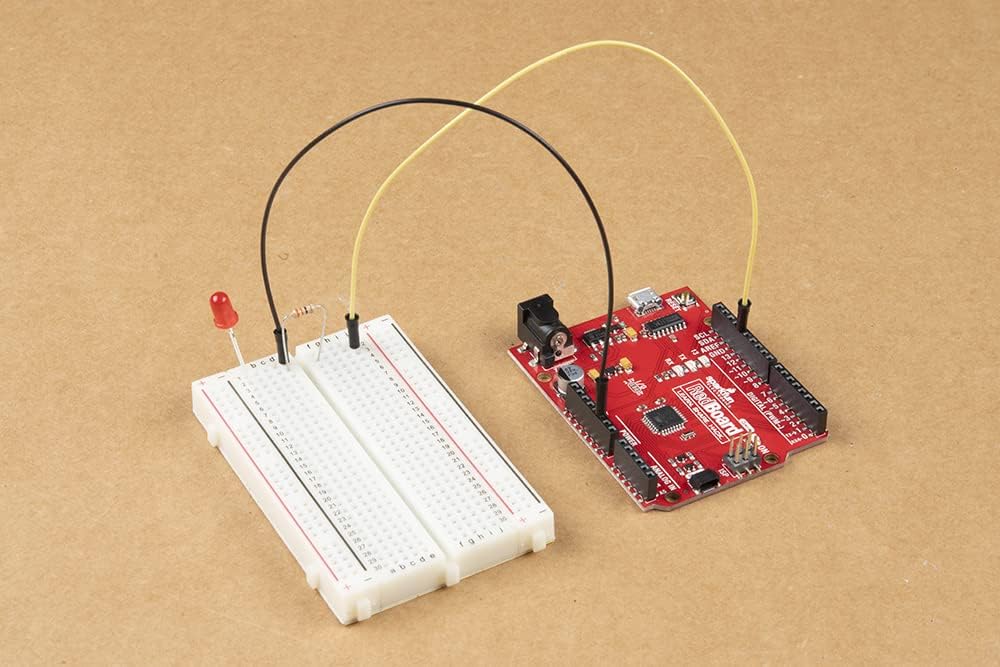 SparkFun Kit Tinker – Kit STEM y STEAM – Aprende compatible con la programación Arduino – 11 circuitos – Blink LED Create Simon Says Game Control un
