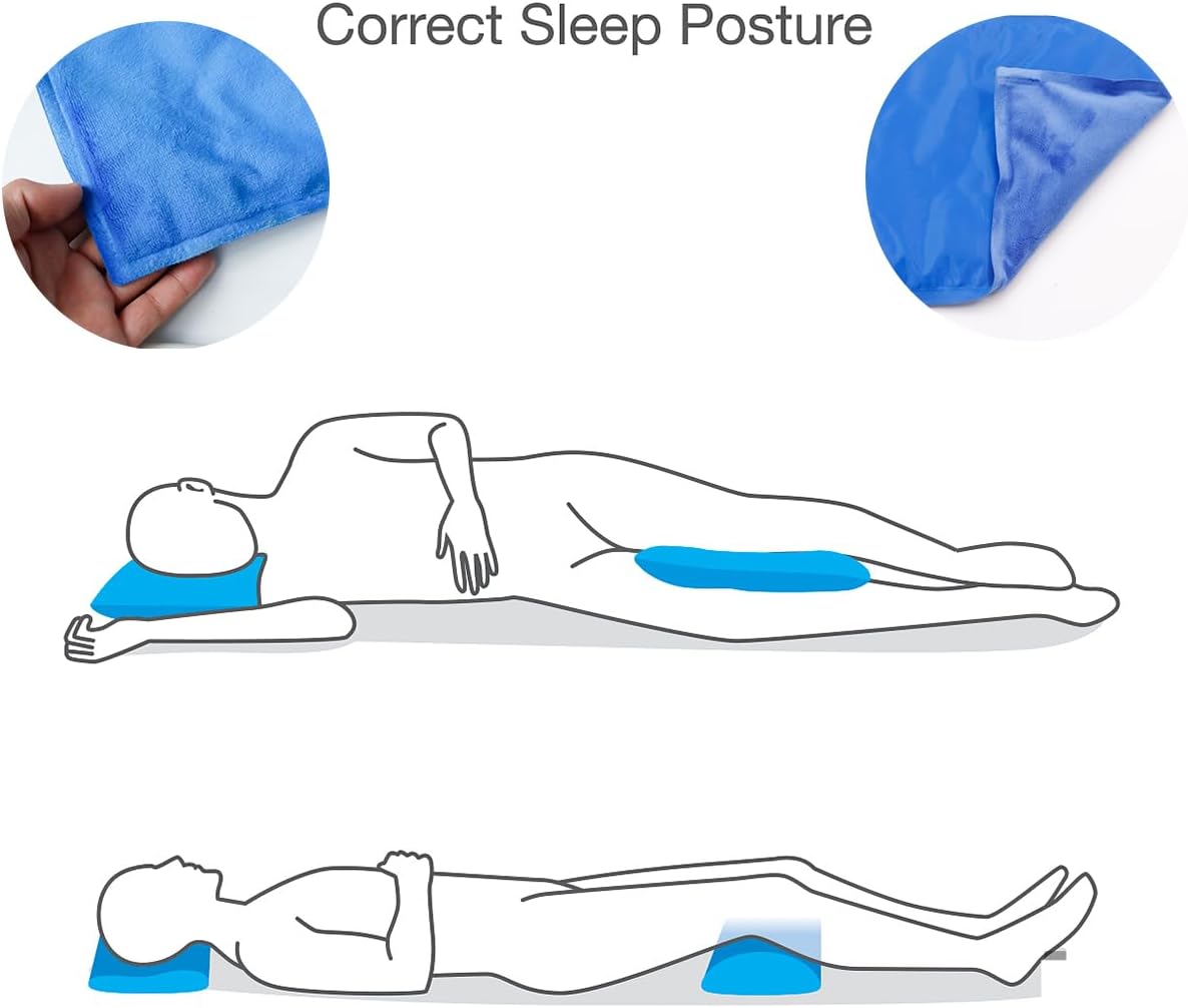 Almohadas para dormir, paquete de frío y caliente para personas que duermen, almohada más fresca que reduce el calor y la humedad, almohada