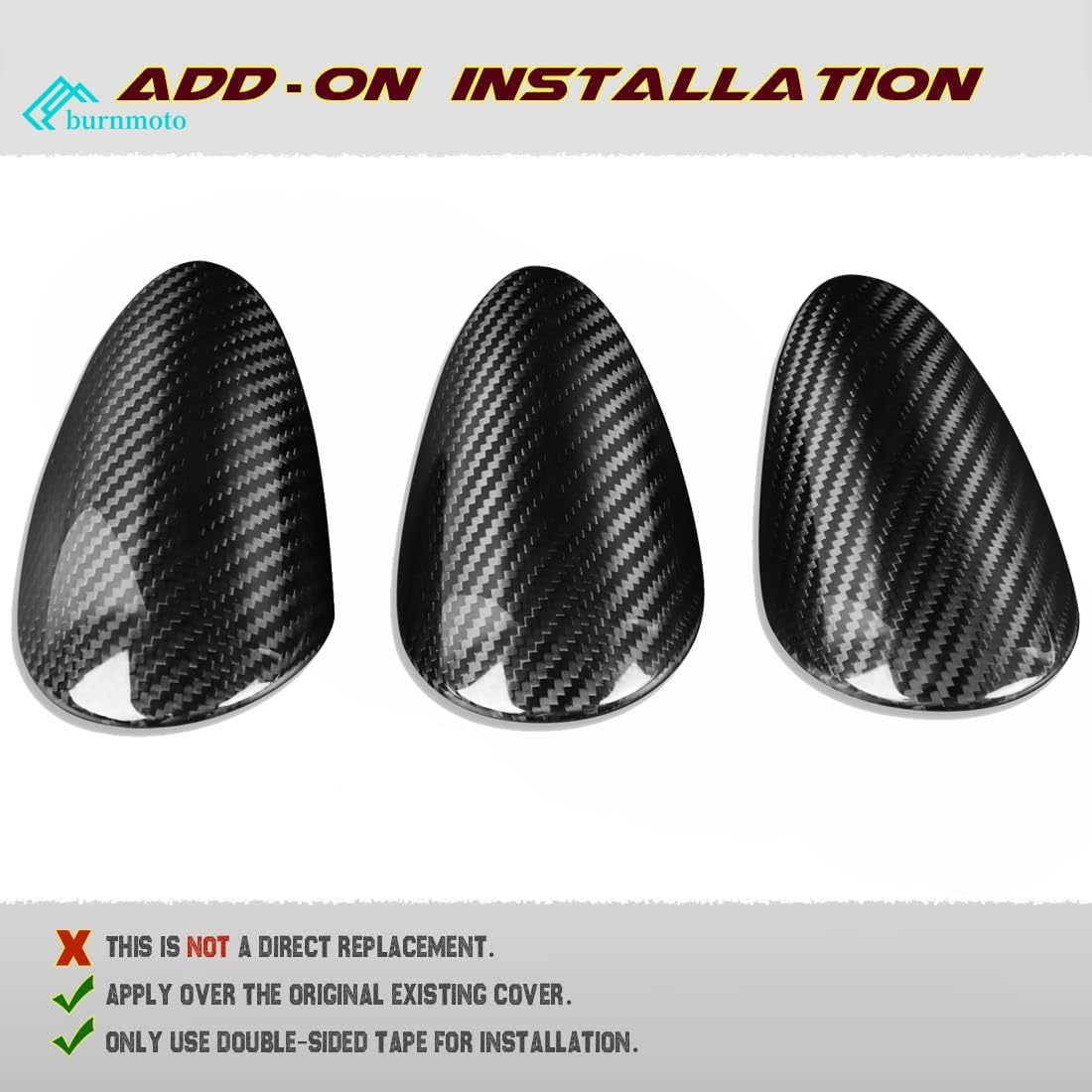 Cubierta de fibra de carbono mejorada compatible con Nissan 370Z Speedmeter Interior Panel de salpicadero, 3 piezas