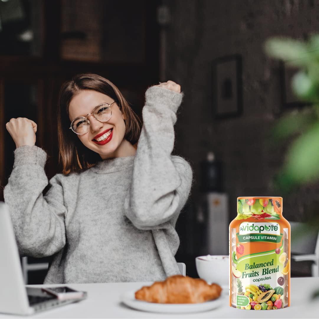 myVidaPure El paquete de frutas y verduras incluye 1 mezcla de frutas equilibradas y 1 vegetal, alimentos naturales integrales, superalimento rojo y