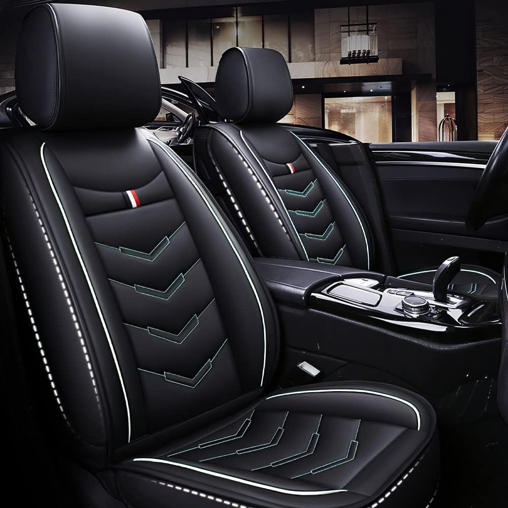 Axflong Funda de asiento de automóvil de 2 asientos para Mini Cooper S 2002-2012, duradera, resistente al desgaste, impermeable, funda de asiento